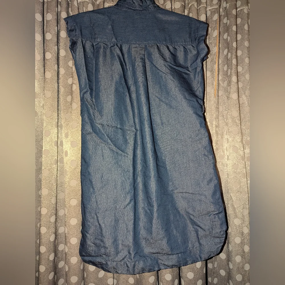 CALVIN KLEIN Jeans Kid's Button-Up Shirt Dress L 12/14